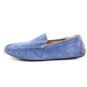 Scandia Woods Men's Leather Suede Blue Driving Moccasins Loafer sz 11M RN81700